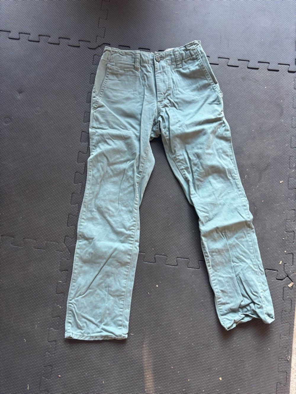 GAP Men's Teal Cotton Chinos